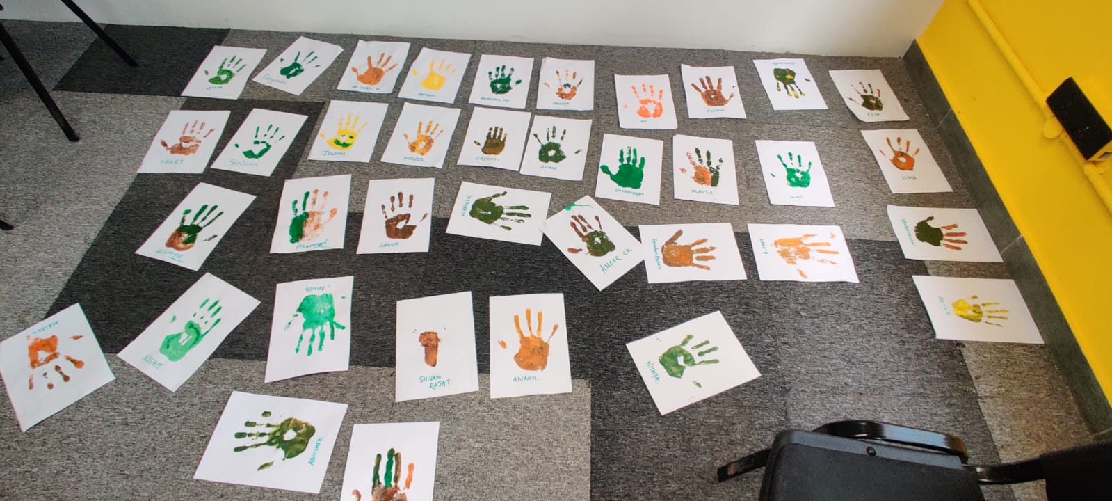 Handprint Activity (Floor)